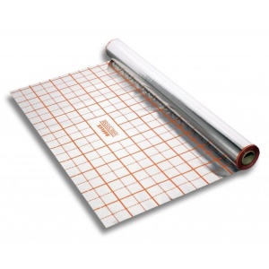 Folie izolatie TECEfloor 50 m x 1.04 m cu aluminiu, premarcata, pentru incalzire in pardoseala