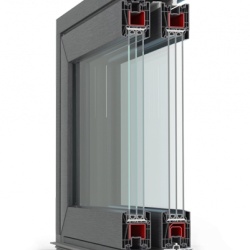 Infisso scorrevole alzante, 3000 x 2400 SALAMANDER EVOLUTION DRIVE, COLOR O BICOLORE
