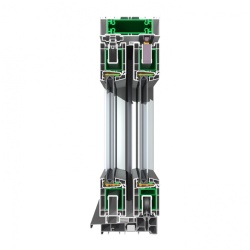 Infisso scorrevole alzante, 2400 x 2200 SALAMANDER EVOLUTION DRIVE, BIANCO - Img 2