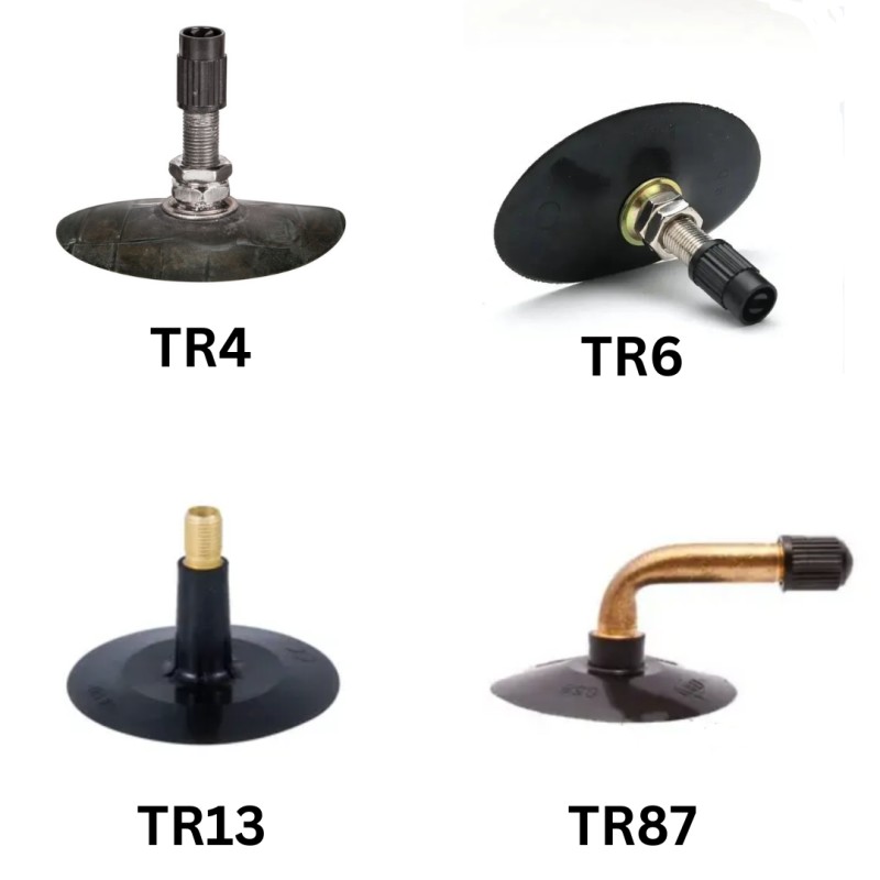Tipuri de valve pentru camere: TR4, TR6, TR13, TR87