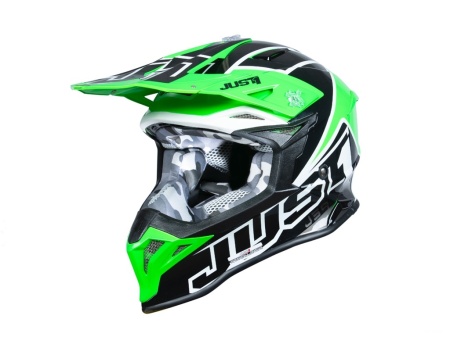 Casca enduro Just1 J39 Thruster, Verde + Negru, Marimea L