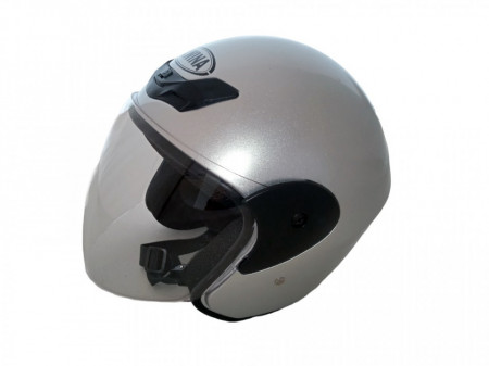 Casca moto open face argintiu Awina TN8661, marimea 2XL