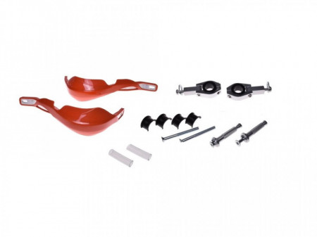 Set protectii maini insertie aluminiu-culoare portocalie