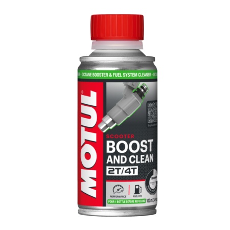 Aditiv combustibil BOOST AND CLEAN SCOOTER Motul, 100ml