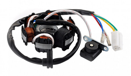 Piese Moto Stator GY6 50cc 4T (6 bobine+senzor scanteie)