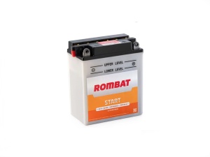 Acumulator moto 12V-12Ah cu acid, Rombat