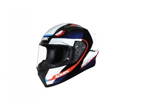 Casca moto integrala SMK STELLAR Fight, alb+rosu+albastru marimea M, unisex, SMK0110/25/GL213/M