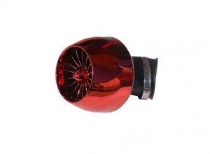 Filtru aer sport turbo Ø42mm/cot 45 grade, rosu