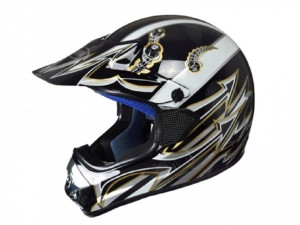 Casca enduro negru-gri Awina, marimea XL