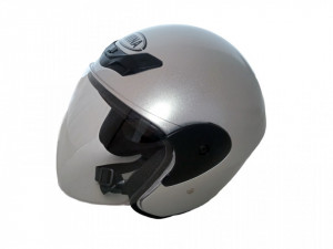 Casca scuter argintiu Awina TN8661, marime 2XL