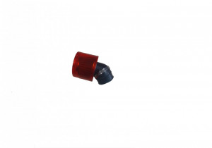 Filtru aer sport cu protectie plastic rosu Ø35mm, 45 grade