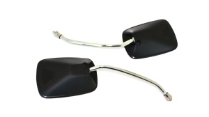 Piese Moto Set oglinzi dreptunghiular - Negre, M8