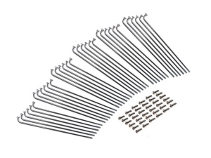 Set 36 spite si nipluri 193 mm, grosime 3.1mm