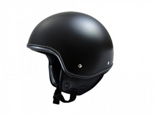 Casca chopper TRENDY 18 T-101, negru mat marimea XS