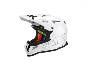 Casca enduro SMK ALLTERRA, Alba, Marimea S