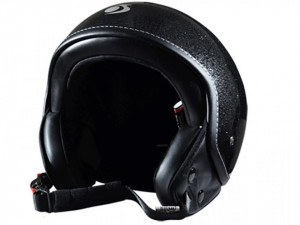 Casca chopper TRENDY 18 T-101, negru cu sclipici, marimea XS
