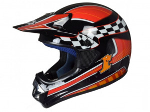Casca enduro Awina TN8686-34 alb-rosu, marimea S