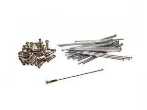 Set 36 spite si nipluri 121 mm pentru jante de 16 inch, grosime 3.2 mm