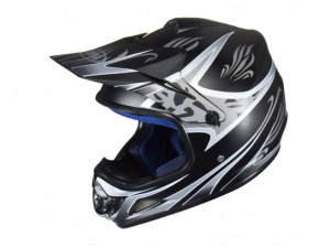 Casca enduro copii Awina TN8696 Negru-Gri , Mărimea 47-48cm