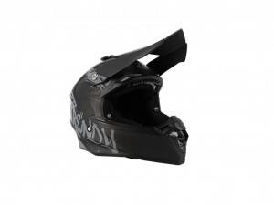 Casca enduro TRENDY T-904, negru-gri mat marimea L