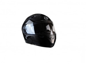Casca flip-up TRENDY T-703, Negru lucios, Mărimea L