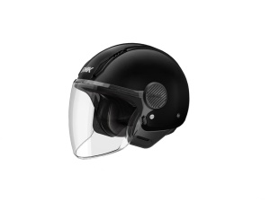 Cască moto open face SMK LAMINAR SOLID, NEAGRĂ Mărimea M, Unisex, SMK0120/GL200/M