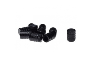 Set 10 capace metalice ventil roata, negre