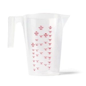 Vas gradat din plastic, Ipone, 500ml
