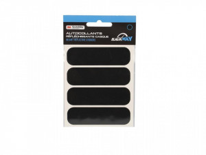 Set autocolante reflectorizante pentru casca, negru