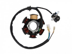Stator GY6 125-150cc (6 bobine+senzor scanteie)