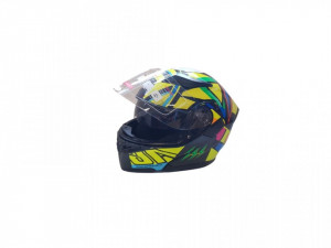 Casca flip-up unisex, multicolora