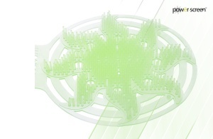 Ароматизирана гумена подложка за писоари Green Pine – Powerscreen
