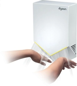Сешоар за ръце Dyson Airblade V Quiet – бял