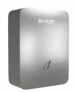 Луксозен иноксов диспенсър за хартиени кърпи за ръце Lucart