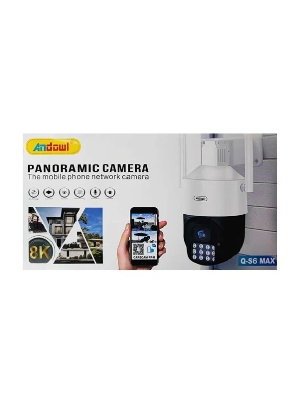 Andowl Q-S6 MAX IP Cameră de Supraveghere Wi-Fi 4K Rezistentă la Apă cu Comunicare BidirecționalăC