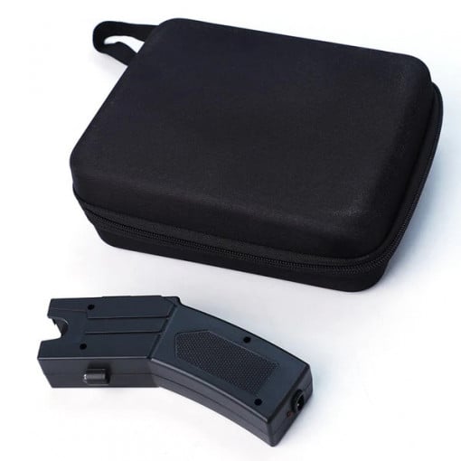 Pistol Taser cu Electroșoc, Lanternă și Laser - 80KV,3 rezerve