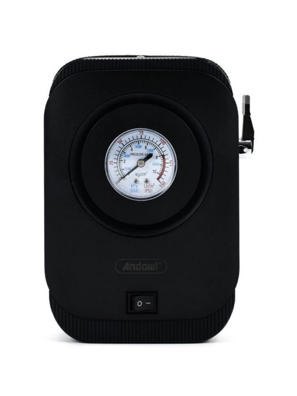 Compresor Auto Portabil, 120W, Display LED Digital, Cablu Alimentare 3m, Design Ergonomic, Andowl (Q-DQ025)