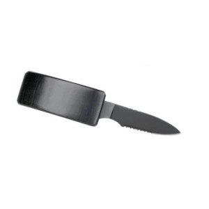 Cutit Incorporat In Catarama, Lama 6cm, Negru Otel inoxidabil - Img 2