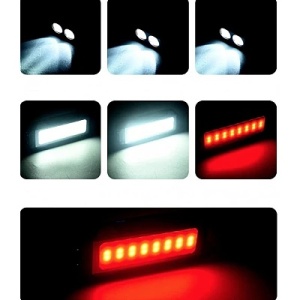 Lampa de Lucru LED + COB Andowl QD77 cu USB Magnet Agatatoare C - Img 3
