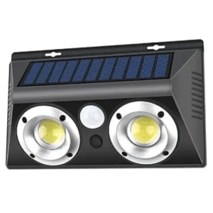 Lampa solara Q TY022 de perete cu LED COB, tip proiector, pentru exterior - Img 2