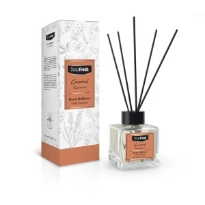 Deep Fresh Odorizant de camera cu betisoare Deep Fresh Caramel 100 ml