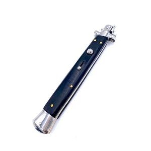 Briceag Stiletto Automat, 34 Cm, Negru,Husa,Italian style - Img 1