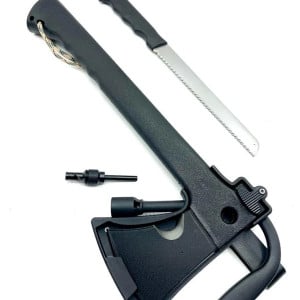 Topor Multifunctional pentru Camping 6 in 1,Totul pentru o aventura in salbaticie - Img 1