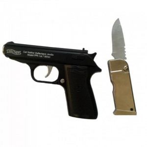 Bricheta tip pistol Walther cu briceag - Img 3