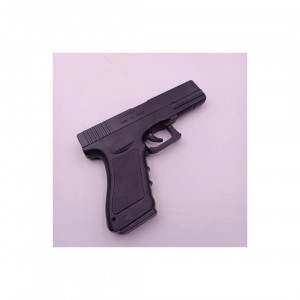Bricheta Pistol Model Glock, Antivant, Reincarcabil, Suport, 19 cm, Negru - Img 1