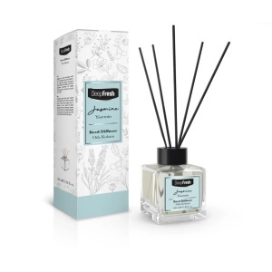 Deep Fresh Odorizant de camera cu betisoare Deep Fresh Jasmine 100 ml