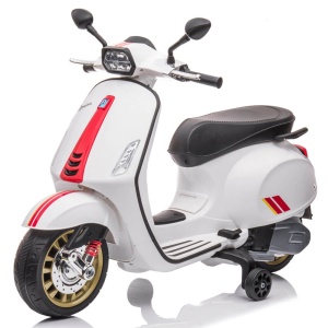 Motocicleta / Scuter electric copii Vespa 12V - Img 1