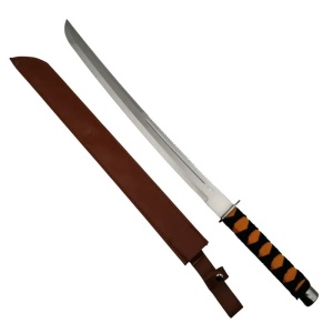 Sabie maner cu impletitura, 70 cm, teaca inclusa - Img 1