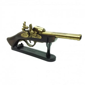 Bricheta de epoca Pistol anti-vant cu suport