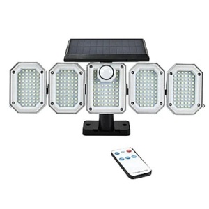 Lampa solara Andowl Q TY300 cu 5 casete 300 LED pentru exterior - Img 1